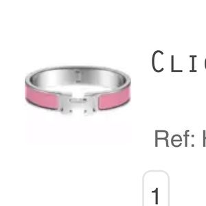 Authentic w receipt Hermès Clic H PM BRACELET